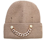 Chain Detail Beanie