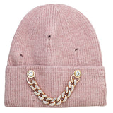 Chain Detail Beanie