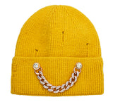Chain Detail Beanie