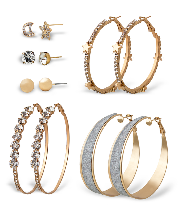 Stud and Fancy Hoop Sets