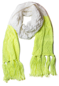 Neon Color Block Scarf